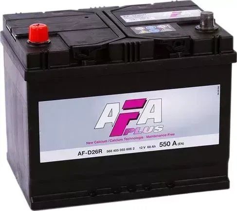 Аккумулятор AFA Asia 68 п.п. (AF-D26R) 568 405 550