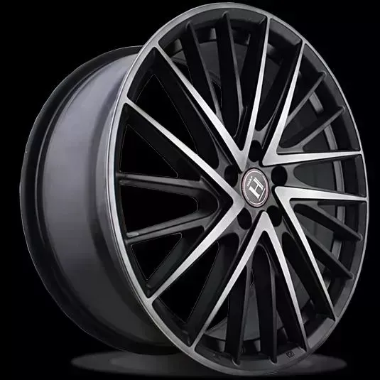 Диск автомобильный HARP Y-697 8.5X20/5X112 ET35 D66.6 SATIN-BLACK-W-MACHINED-FACE-AND-TINTED-CLEAR