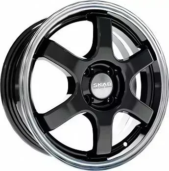 Диск автомобильный СКАД Киото 6X15/4X100 ET38 D67.1 алмаз-антрацит