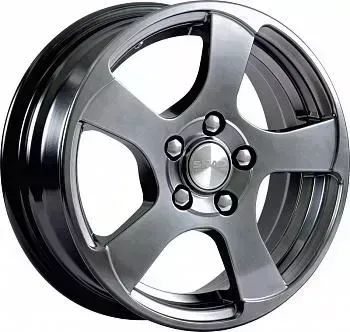 Диск автомобильный СКАД Акула 14 5.5X14/5X100 ET35 D57.1 Гальвано