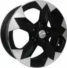 Диск автомобильный СКАД Гранит 16 6.5X16/5X114.3 ET52.5 D67.1 BLACK GLOSSY POLISHED (алмаз)