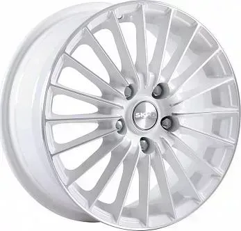 Диск автомобильный СКАД Веритас 15 6X15/4X98 ET38 D58.6 Алмаз-белый