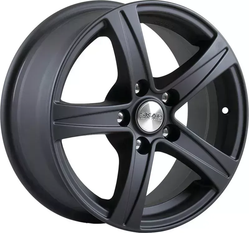 Диск автомобильный СКАД Sakura 17 7.5X17/5X120 ET35 D72.6 Черный-матовый