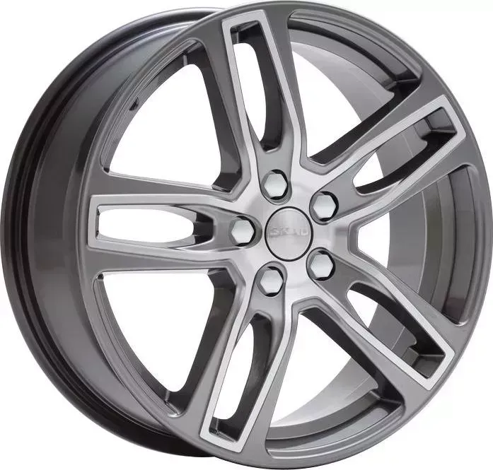 Диск автомобильный СКАД ЖЕНЕВА Женева 7X18/5X100 ET48 D56.1 алмаз-GREY