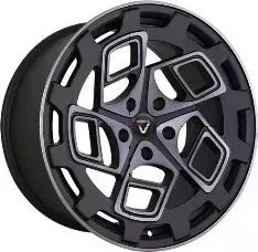 Диск автомобильный VISSOL F-909 8.5X19/5X120 ET35 D72.6 BLACK_MACHINE_FACE