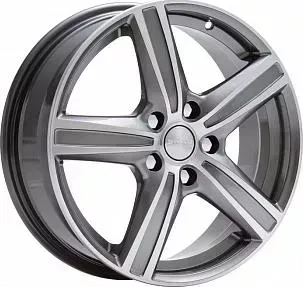Диск автомобильный СКАД Адмирал 6.5X16/5X114.3 ET45 D60.1 алмаз-грей
