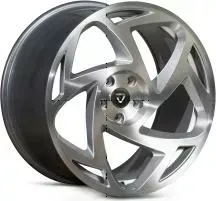 Диск автомобильный VISSOL F-910 10X19/5X112 ET25 D66.6 MATTE_SILVER_MACHINE_FACE