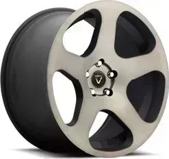 Диск автомобильный VISSOL F-915 9.5X18/5X112 ET25 D66.6 BLACK_MACHINED_WITH_DARK_TINT