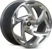 Диск автомобильный VISSOL F-910 8.5X19/5X112 ET35 D66.6 MATTE_SILVER_MACHINE_FACE