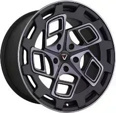 Диск автомобильный VISSOL F-909 9.5X18/5X112 ET35 D66.6 BLACK_MACHINE_FACE