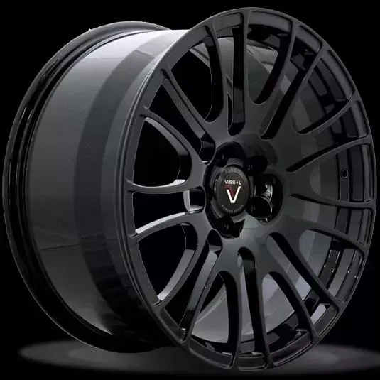 Диск автомобильный VISSOL F-303 10X22/5X150 ET35 D110.1 GLOSS_BLACK