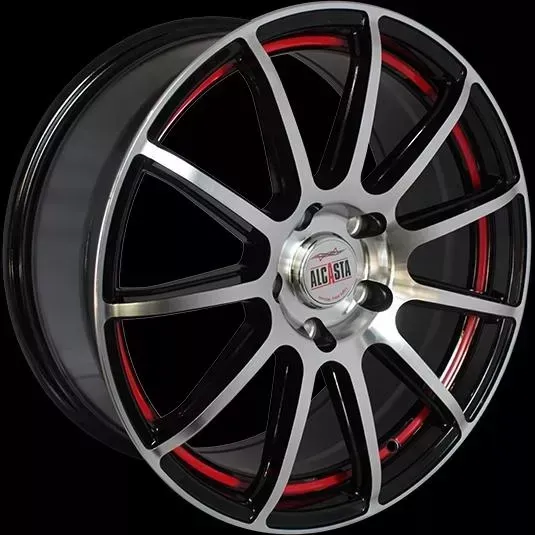 Диск автомобильный ALCASTA M25 8X18/5X115 ET45 D70.3 BKFRSI
