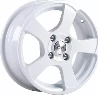 Диск автомобильный СКАД Акула 14 5.5X14/4X100 ET35 D67.1 белый