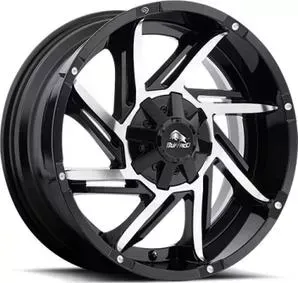 Диск автомобильный BUFFALO BW-422 9X20/5X150 ET35 D110.1 GLOSS-BLACK-MACHINED-FACE