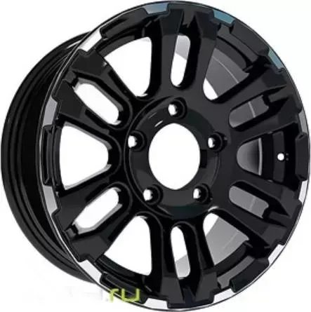 Диск автомобильный СКАД ТАЙГА Тайга 7X16/5X139.7 ET40 D98.5 Черный-матовый