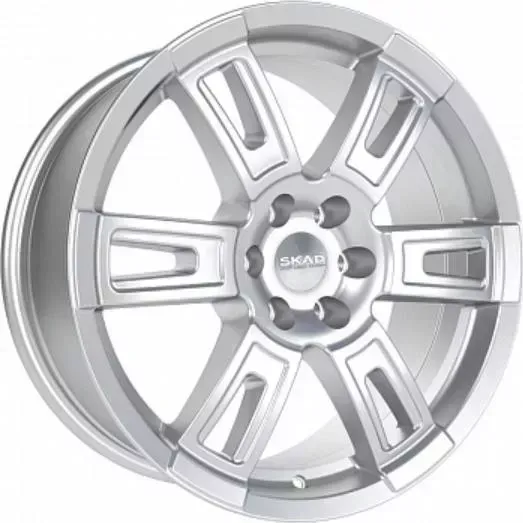 Диск автомобильный СКАД Тор 18 8X18/6X139.7 ET25 D106.2 сильвер