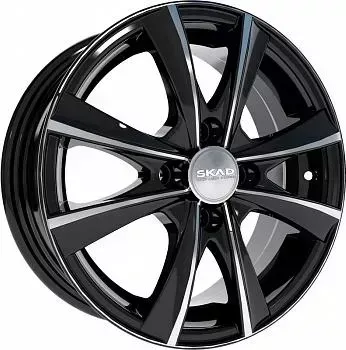 Диск автомобильный СКАД Мальта 14 5.5X14/4X100 ET43 D60.1 Алмаз