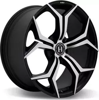 Диск автомобильный HARP Y-50 9X20/5X112 ET42 D66.56 SATIN-BLACK-MACHINED