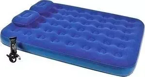 Надувной матрас BESTWAY Flocked Air Bed With Air Pump(Queen) 203х152х22 см с ручным насосом и 2 подушками 67374