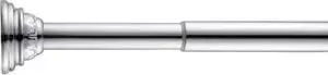 Карниз прямой для ванной с кольцами 1035-1850 мм Elghansa Monterno хром (CS-1-Chrome)