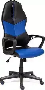 Кресло офисное TetChair iWheel кож/зам, черный/темно-синий