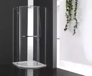 Душевой уголок CEZARES BERGAMO-W-RH-1-120/100-ARCO-C-Cr-L-IV левый, профиль хром, стекло прозрачное