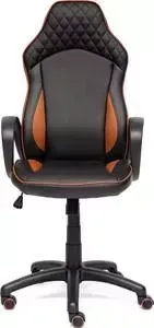 Кресло офисное TetChair SPEEDY кож/зам, черный/коричневый