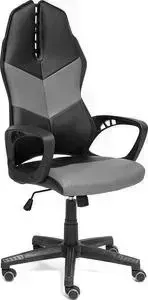 Кресло офисное TetChair iWheel кож/зам, черный/серый