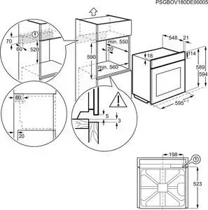 Духовой шкаф электрический ZANUSSI OPZA4330B