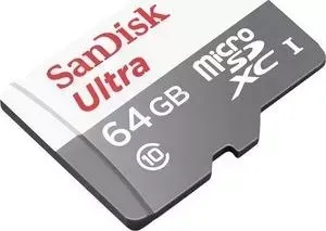 Карта памяти SANDISK 64GB microSDXC Class 10 Ultra Android UHS-I (SDSQUNB-064G-GN3MN)