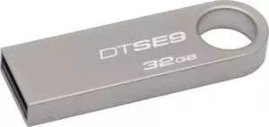 Флеш-накопитель KINGSTON 32GB DataTraveler SE9 Металл/ Шампань (DTSE9H/ 32GB)