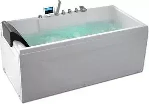 Акриловая ванна GEMY 161x81 с гидромассажем (G9075 K R)