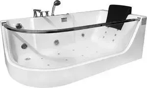 Акриловая ванна GEMY 165x80 с гидромассажем (G9227 E R)