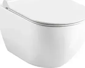 Унитаз подвесной RAVAK Uni Chrome Rim с сиденьем микролифт (X01516, X01549)