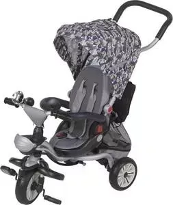 Трехколесный велосипед Mars Trike голубой/кошки CHIC-2 Print