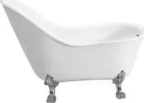 Акриловая ванна BELBANGO 149x78 ножки, слив-перелив, золото (BB08-ORO)