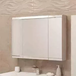 Зеркальный шкаф EDELFORM Фортэ 95, белый (2-723-00-S)