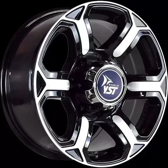 Диск автомобильный YST X-2 8X17/6X139.7 ET0 D110.5 BKF
