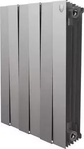 Радиатор ROYAL Thermo биметаллический PianoForte 500 Silver Satin 6 секций