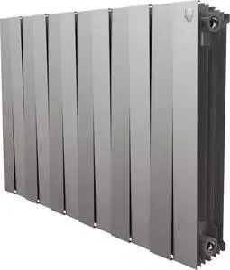 Радиатор ROYAL Thermo биметаллический PianoForte 500 Silver Satin 12 секций