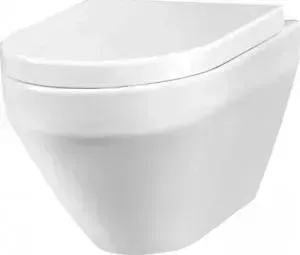 Унитаз подвесной Am.Pm Spirit V2.0 с сиденьем микролифт (C701739WH + C707854WH)