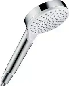 Ручной душ Hansgrohe Crometta EcoSmart 1jet, белый/хром (26333400)