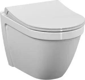 Унитаз подвесной VITRA S50 Rim-ex с сиденьем микролифт (5956B003-0075, 110-003-019)