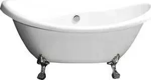 Акриловая ванна BELBANGO 182.5x75x80 см свободностоящая исполнение золото (BB05-ORO)