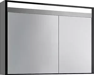 Зеркальный шкаф EDELFORM Карино 100, черный с эбони (2-750-43-S)