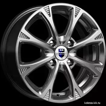 Диск автомобильный RAPID Блюз-оригинал 6X15/4X100 ET46 D54.1 дарк-платинум
