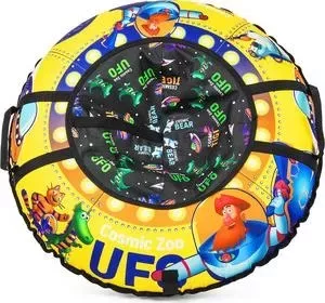 Ватрушка надувная Cosmic Zoo UFO Желтый (капитан Клюква) (472063/цв 1085277)