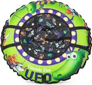 Ватрушка надувная Cosmic Zoo UFO Зеленый (динозаврик) (472063/цв 472064)