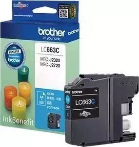 Картридж BROTHER LC663C 550 стр.