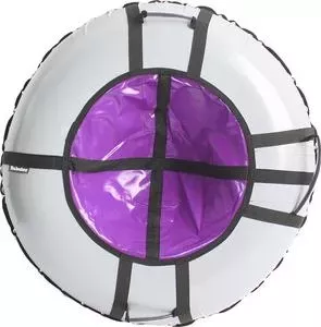 Ватрушка надувная Hubster Ринг Pro серый-фиолетовый 90 см